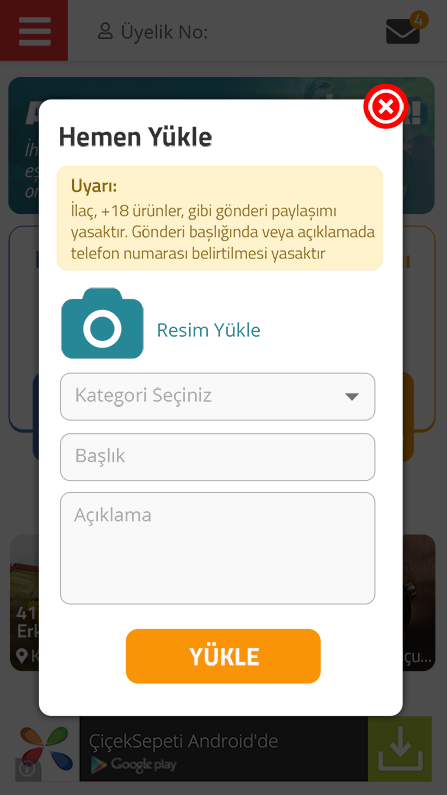 Atma Paylaş Sevindir! Mobil Uygulama Hemen Yükle